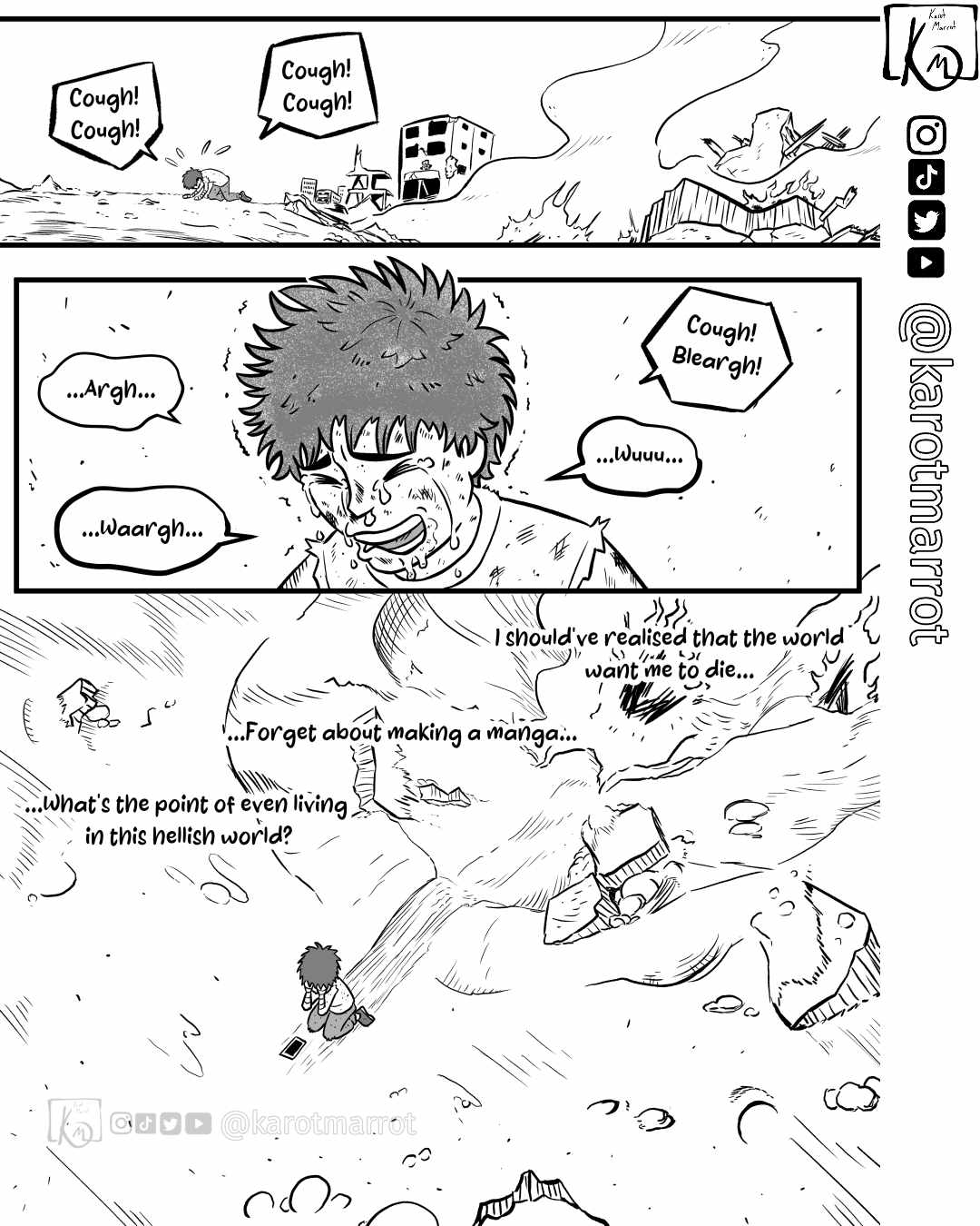 This boy from Gaza makes manga Chapter 0 14